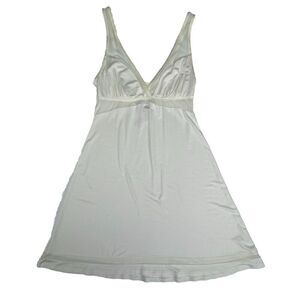 Fleur’t White Nightgown Size M/L Bridal Sexy NEW TAGS Adjustable Straps Boutique